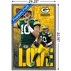 Trends International NFL Green Bay Packers - Jordan Love 24 Framed Wall Poster Prints - 3 of 4