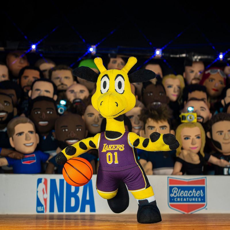 Bleacher Creatures Los Angeles Lakers Giraffe 10" Mascot Plush Figure, 2 of 6