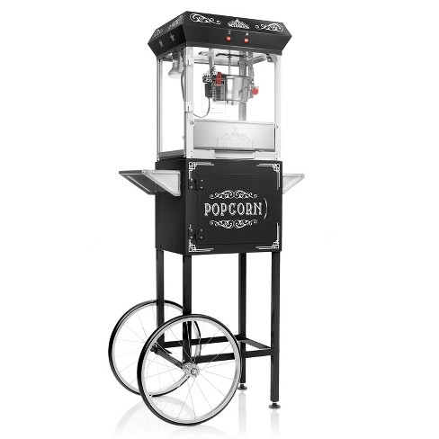 Galaxy 4 oz. Black Popcorn Machine / Popper - 120V