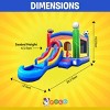 Pogo Bounce House Crossover Bounce House with Slide and Splash Pool - 2 of 4