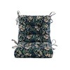 ARTPLAN Outdoor Chair Cushion,High Back Tufted Patio Cushion with Tie for Adirondack Rocker Chair,44"x21"x4",1 Count,Floral - 2 of 4