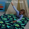 Glow in The Dark Blanket - Dinosaur Gift 50"×60" Soft Cozy Flannel Kids Throw Blanket, Birthday Bedroom Decor for Girls Boys Age 2 3 4 + - 2 of 4