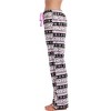 #followme Silky Fleece Printed Pajama Pants for Women - 2 of 3