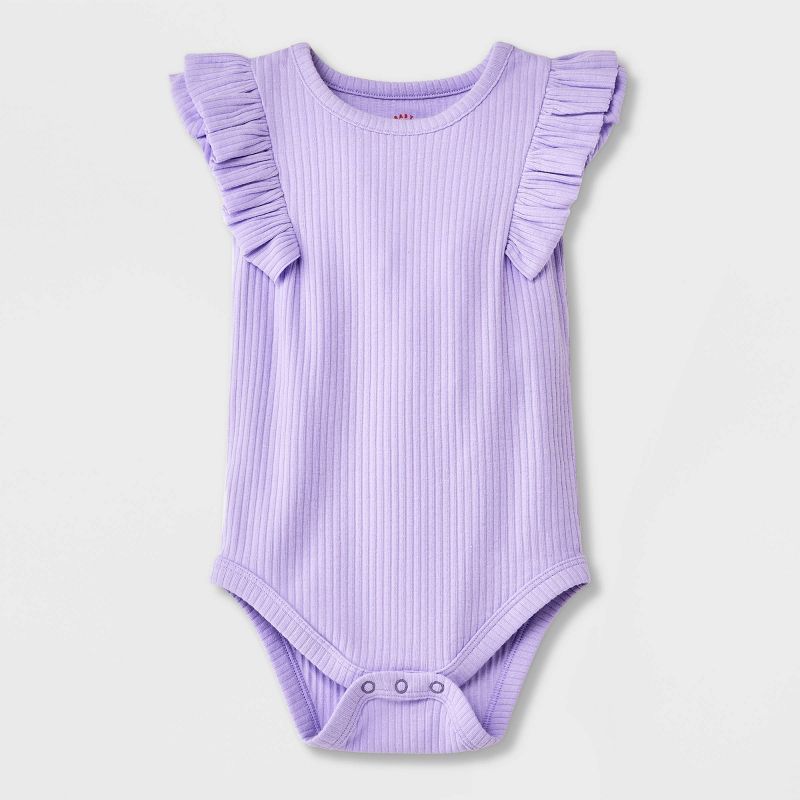 Baby Girls' Ruffle Bodysuit - Cat & Jack™, 1 of 8