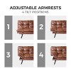 LOVMOR Convertible Memory Foam Futon Couch Bed, Modern Folding Sleeper Sofa - 4 of 4
