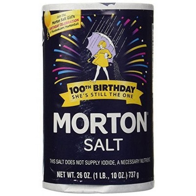 Morton Salt Regular Salt - 26 oz (Pack of 6)