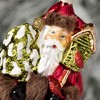 7"H Sullivans Christmas Rustic Santa Ornament  Multicolor - 2 of 2