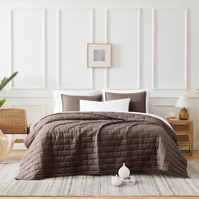 Southshore Fine Living, Inc Oversized, Lightweight, Brickyard Quilt Set