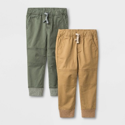 jogger pants brown