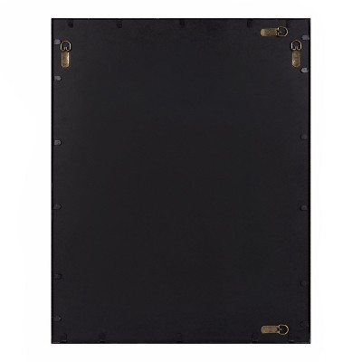 Ardithe Gold Geometric 24x30 Rectangular Vanity Mirror