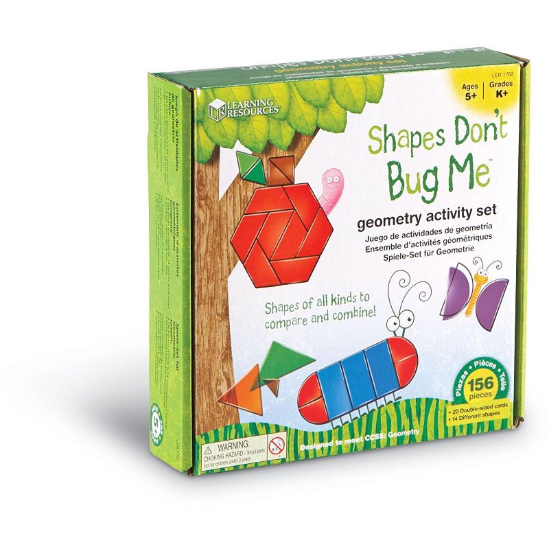 Learning Resources Shapes Don\'t Bug Me Geometry Activity Set, 5 of 7