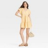 Women's Flutter Short Sleeve Woven Mini Skater Dress - Universal Thread™ - 3 of 3