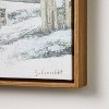 11"x14" Snowy Town Burlap Wall Art - Hearth & Hand™ with Magnolia - 3 of 3