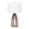 Wood Arch Farmhouse Table Lamp with Fabric Shade - Lalia Home - 3 of 4