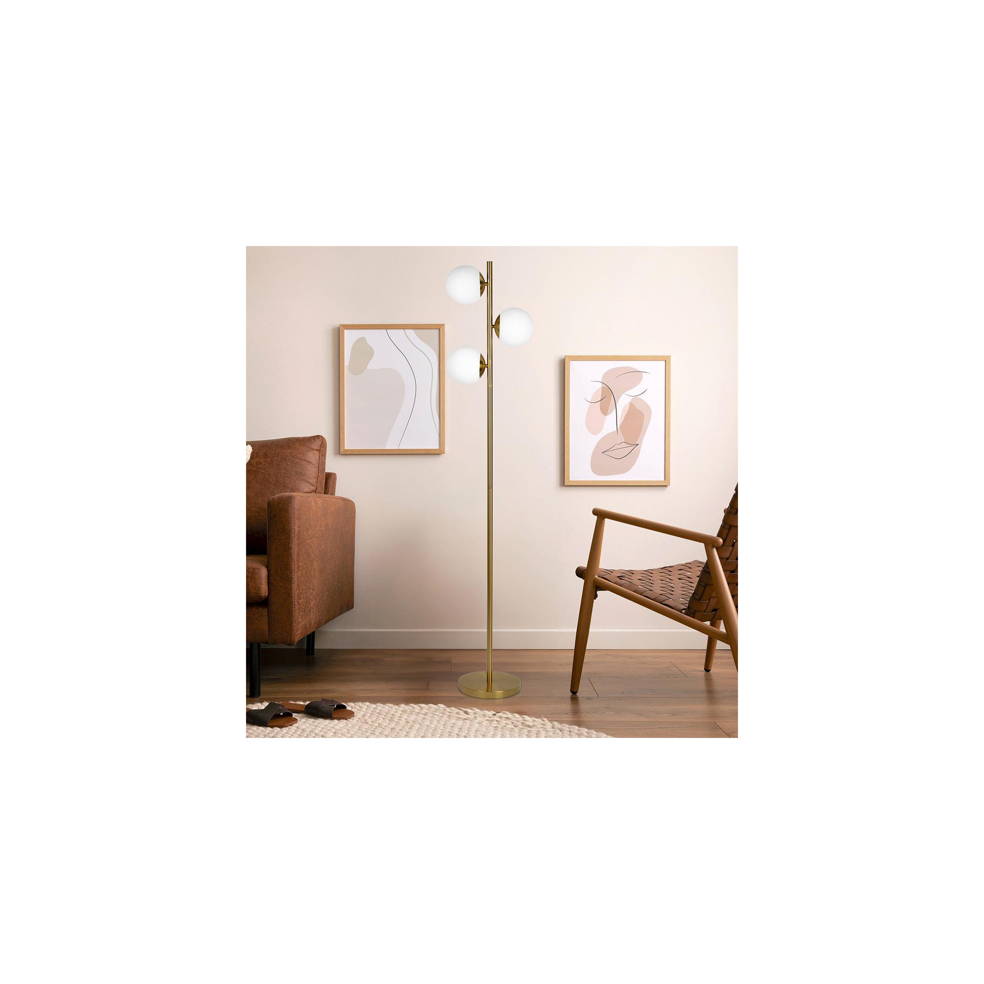 Brass Metal 64" Floor Lamp