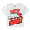 Disney Cars Lightning McQueen Boys 2 Piece Short Sleeve T-Shirt and Shorts Set for Toddlers - 2 of 4