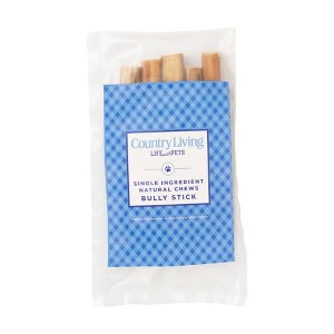 Country Living 6" Bully Sticks Standard (5-Pack) - All Natural Dog Treats - 1 of 4