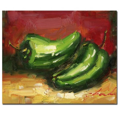 18" x 24" Jalapeno Peppers by Masters Art - Trademark Fine Art