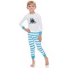 BenBen Dark Dinosaurs/Sharks 2 Pack Kids Pajamas - 3 of 3