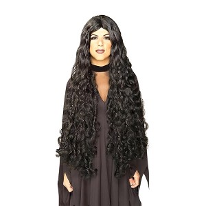 Forum Novelties Mesmerelda Long Goddess Black Adult Costume Wig - 1 of 4