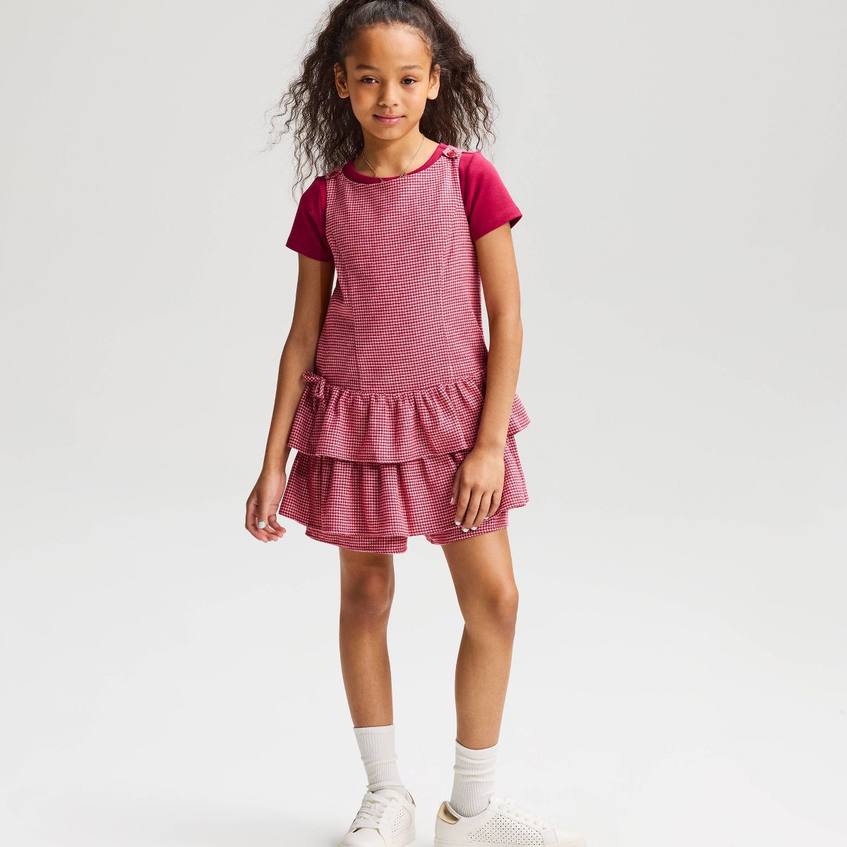 Girls' Ruffle Drop Waist Romper - Cat & Jack™