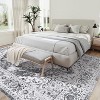 Fulvari Area Rug Vintage Washable Indoor Medallion Rug Low Pile Distressed Floor Carpet Accent Rug for Living Room Bedroom - 4 of 4