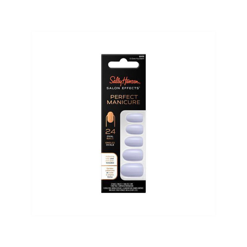 Sally Hansen Salon Effects Perfect Manicure Press on Nails Kit - Oval - O-Zone You Didn&#39;t - 24ct, 1 of 10