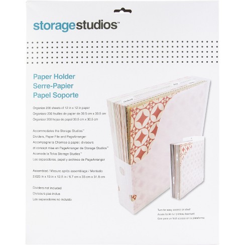 Storage Studios Paper Holder 12 5 X13, 12×12 Paper Storage Shelves