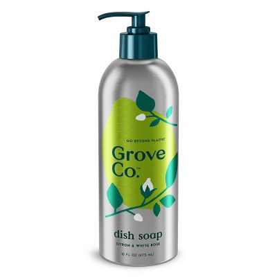 Grove Co. Citron & White Rose Dish Soap - 16 Fl Oz : Target