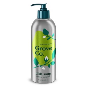 Grove Co. Citron & White Rose Dish Soap - 16 fl oz - 1 of 4