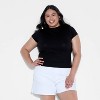 Women's Slim Fit Short Sleeve Mock Turtleneck T-Shirt - Wild Fable™ - 2 of 3