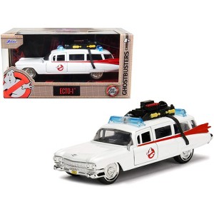 Cadillac Ambulance Ecto-1 from "Ghostbusters" Movie "Hollywood Rides" Series 1/32 Diecast Model Car by Jada - 1 of 4