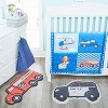Everyday Kids Police Car Bedroom or Bathroom Rug -30x20 in; Hand Tufted 100% Cotton - 3 of 4
