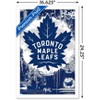 Trends International NHL Toronto Maple Leafs - Maximalist Logo 23 Framed Wall Poster Prints - 3 of 4