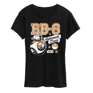 Women's - Star Wars: The Force Awakens - BB8 Short Sleeve Graphic T-Shirt - 1 of 4