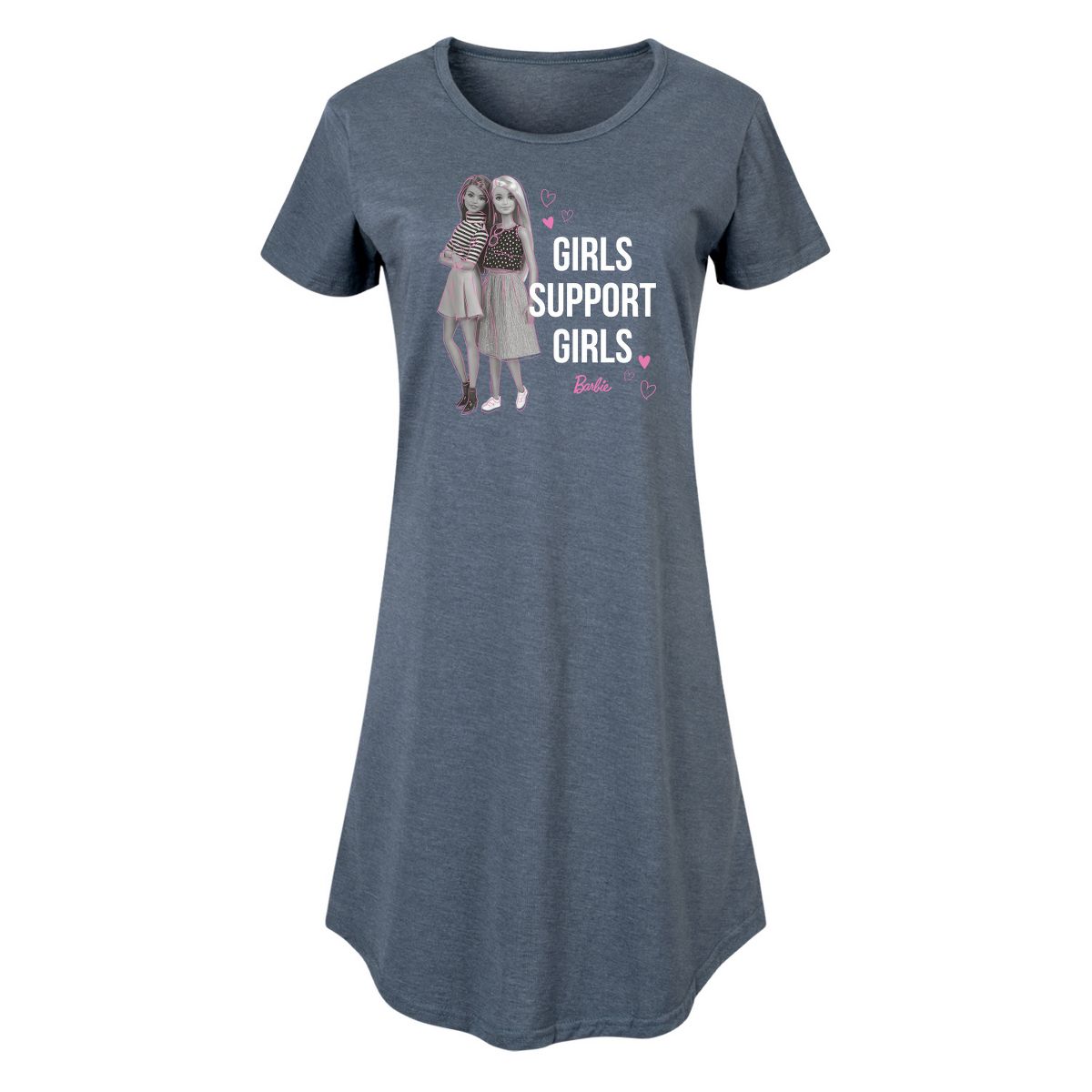 Women's - Barbie - Girls Support Girls Graphic T-shirt Dress