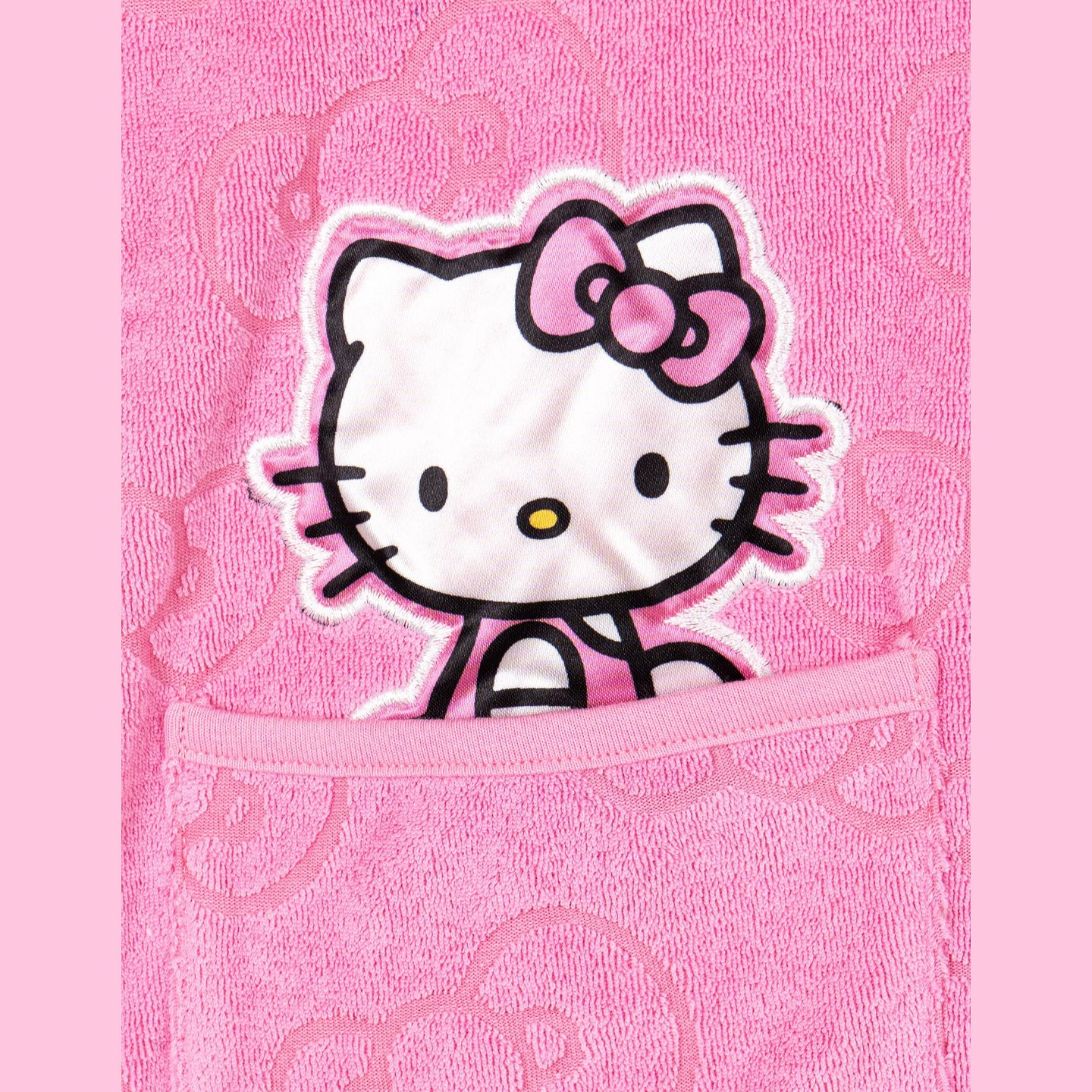 Пляжная накидка Cloth для детей, защита от солнца, махра — Hello Kitty, цвет: Фиолетовый — фото 3