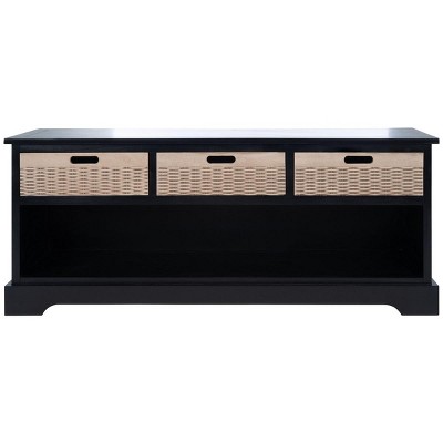Landers 3 Drawer Storage Bench  - Safavieh
