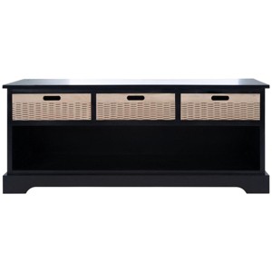 Landers 3 Drawer Storage Bench  - Safavieh - 1 of 4