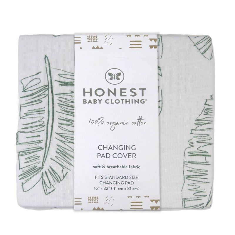Honest Baby Organic Cotton Changing Pad Cover, 2 of 7
