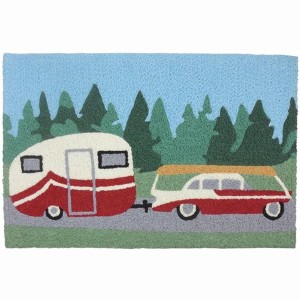 Jellybean Family Vacation – Fun Indoor & Outdoor Doormat, Durable & Vibrant 20" X 30" - 1 of 3
