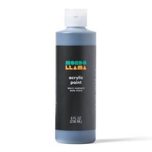 8oz Satin Acrylic Paint Fresh Pavement - Mondo Llama™ - 1 of 3