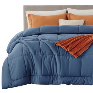 Bedsure Comforter Duvet Insert - Quilted Comforters Queen Size, All Season Duvet, Down Alternative Bedding, with 8 Tabs, Gifts for Women/Men, White,Qu - 1 of 4