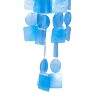 6" Glass Coastal Abstract Windchime Blue/Natural - Olivia & May - 3 of 4