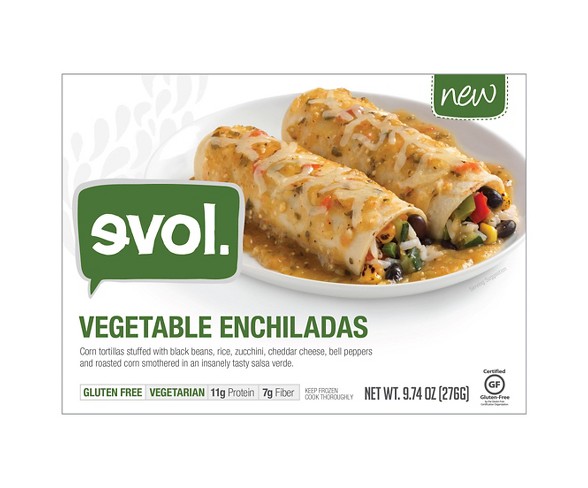 Evol. Frozen Vegetable Enchiladas - 9.74oz