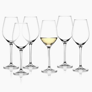 DUKA Set of Six 12-OZ White Wine Glasses - 1 of 2