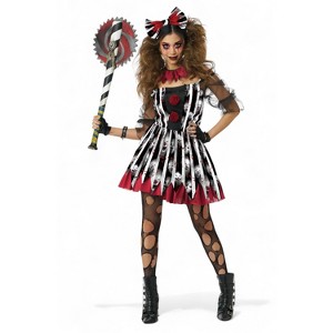 California Costumes Savage Clown Adult Costume - 1 of 2