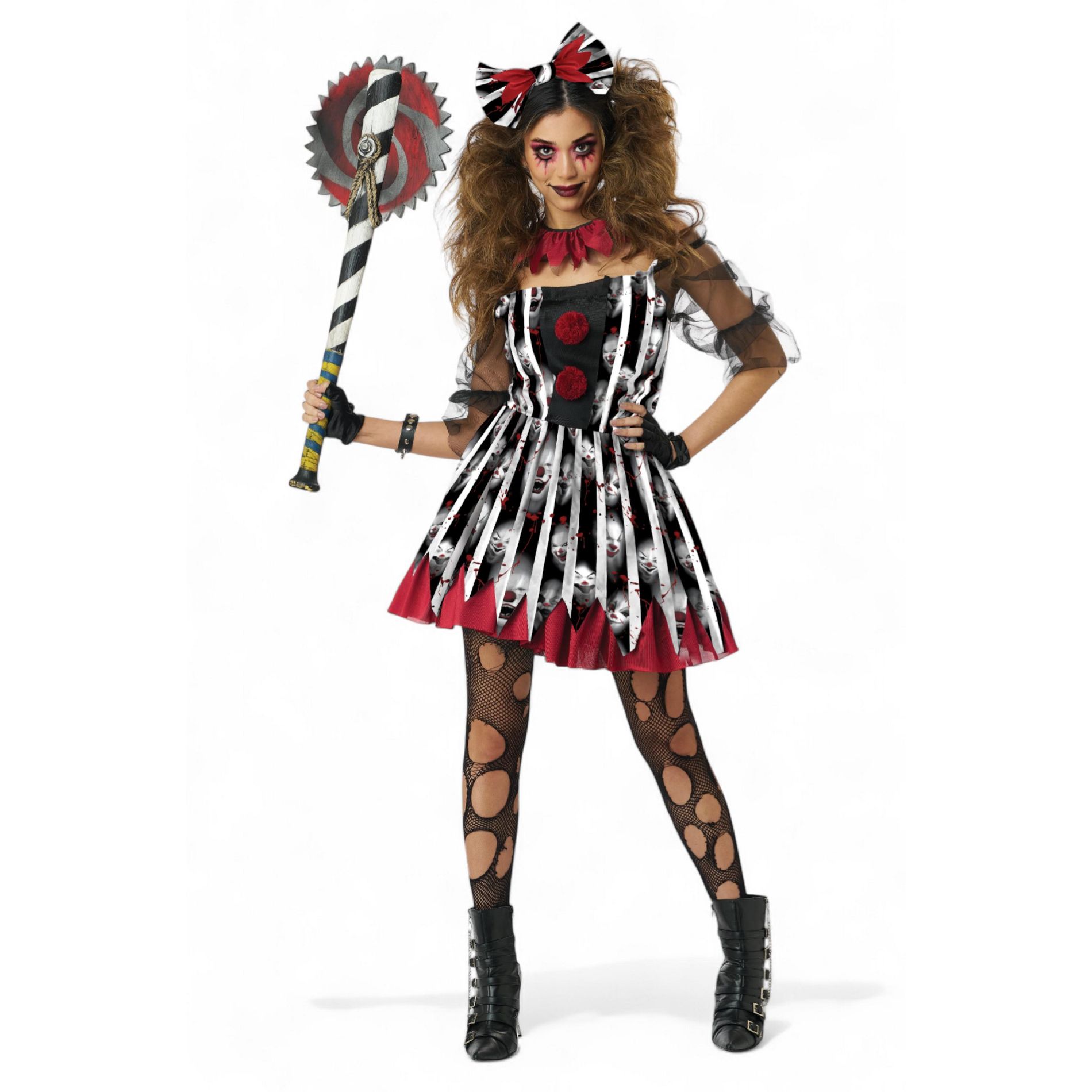 California Costumes Savage Clown Adult Costume