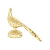Cheung's Lirondelle Golden Cast Iron Peacock Figurine - 3 of 4