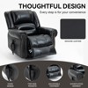 Grungis Faux Leather Lift Massage Chairs for Elderly,Cozy Recliner Chairs with Massage and Lumbar Heating for Living Room - 4 of 4
